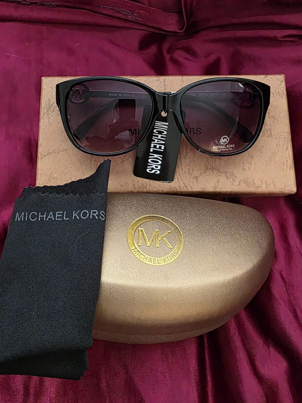 NEW- Michael Kors Women's Black Gradient Lens Sunglasses